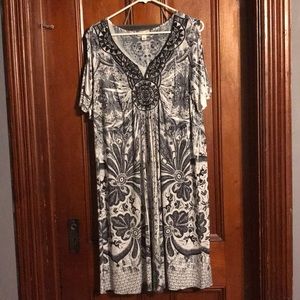 Black and white dress